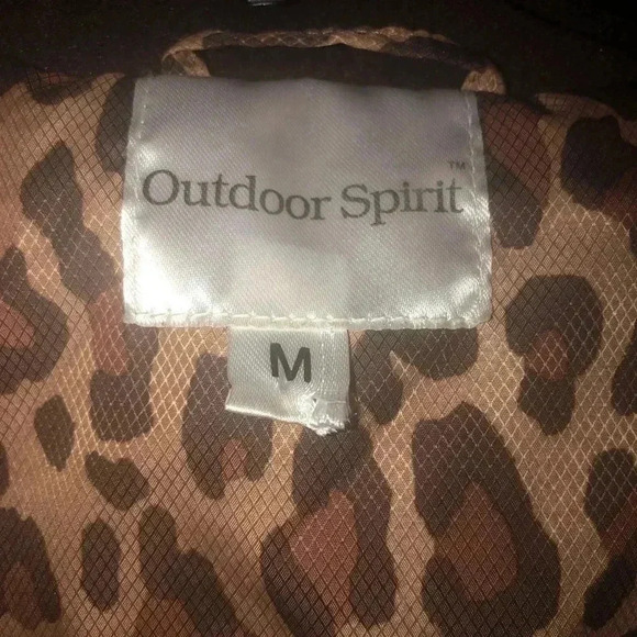 Leopard out door-spirit winter- coat sz m - Picture 2 of 4